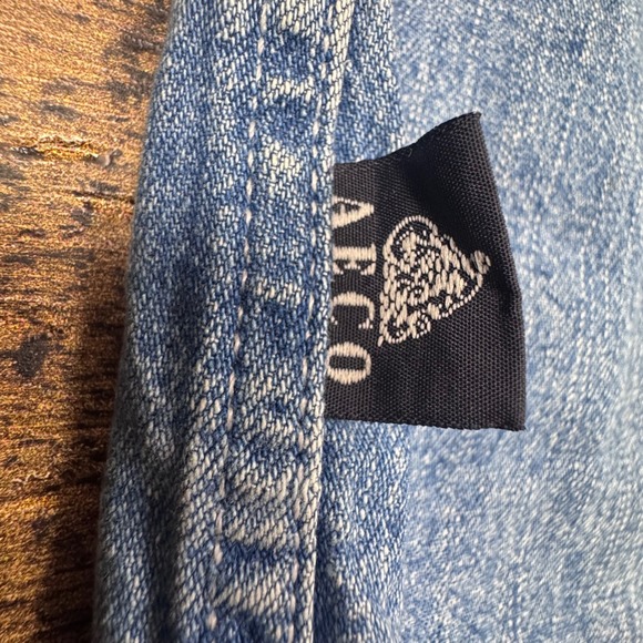 American Eagle‎ Outfitters Mens Denim Shirt Long Sleeve Cotton Button Up Size S - Picture 6 of 6